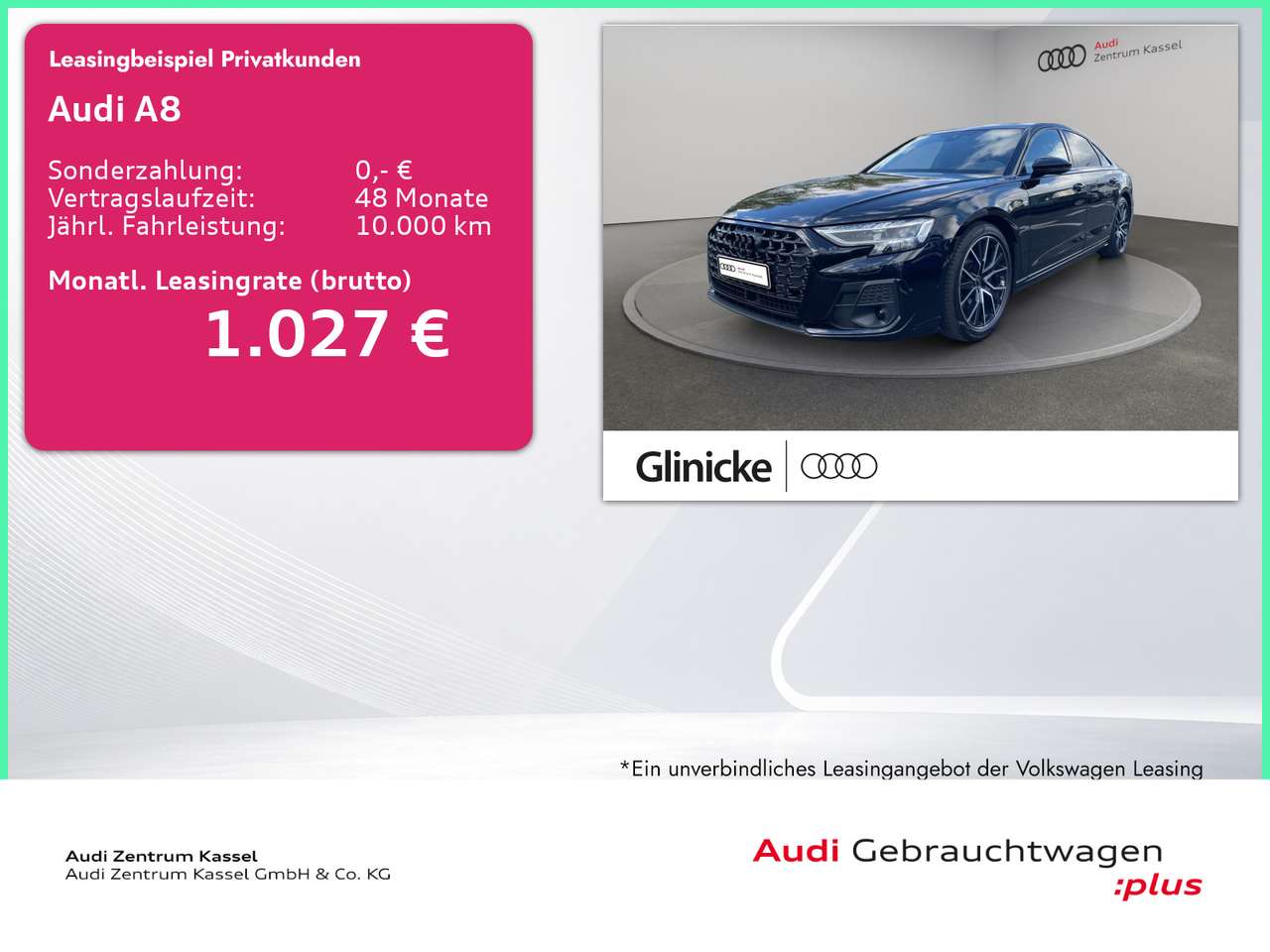 Audi A8 — Audi A8 50 TDI qu. S line Matrix HuD Pano AHK StandHZ