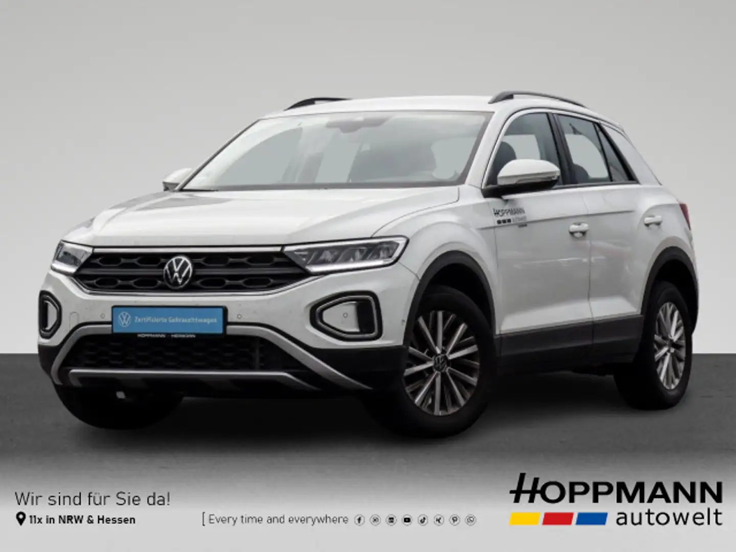 Volkswagen T-Roc 1.0 TSI Life Rear View Comfort Blanc - 1