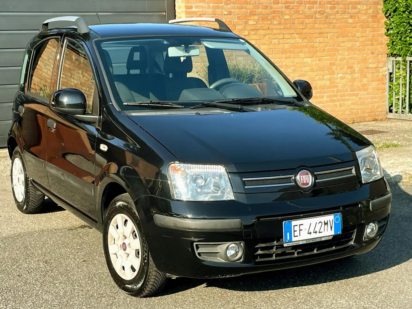 Fiat Panda 1.2 benzina- 44700km -U.Propr-Euro 5-Clima-2010 Nero - 1