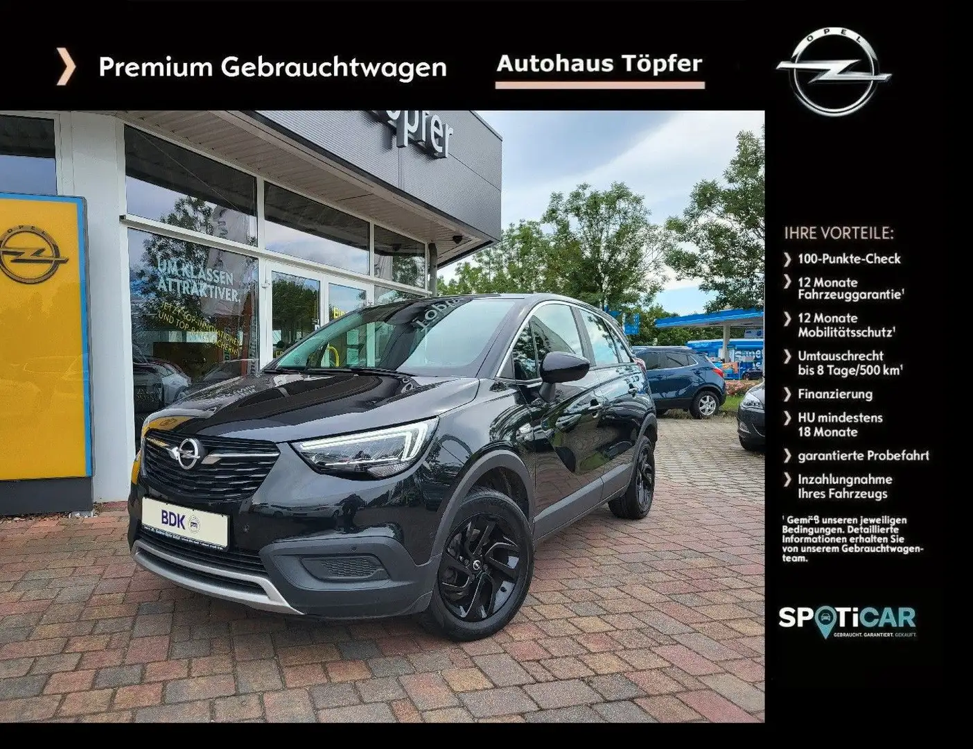 Opel Crossland X 130PS  Sondermodell ** Opel 2020 ** Black - 1