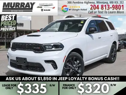 White 2026 Dodge Durango SUV / Crossover All-Wheel Drive 8-Speed Automatic