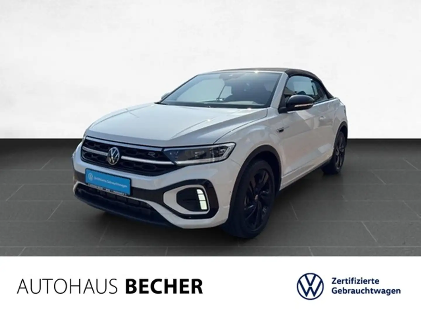 Volkswagen T-Roc Cabrio R-Line 1.5 TSI DSG /Navi/Rückfahrk Weiß - 1