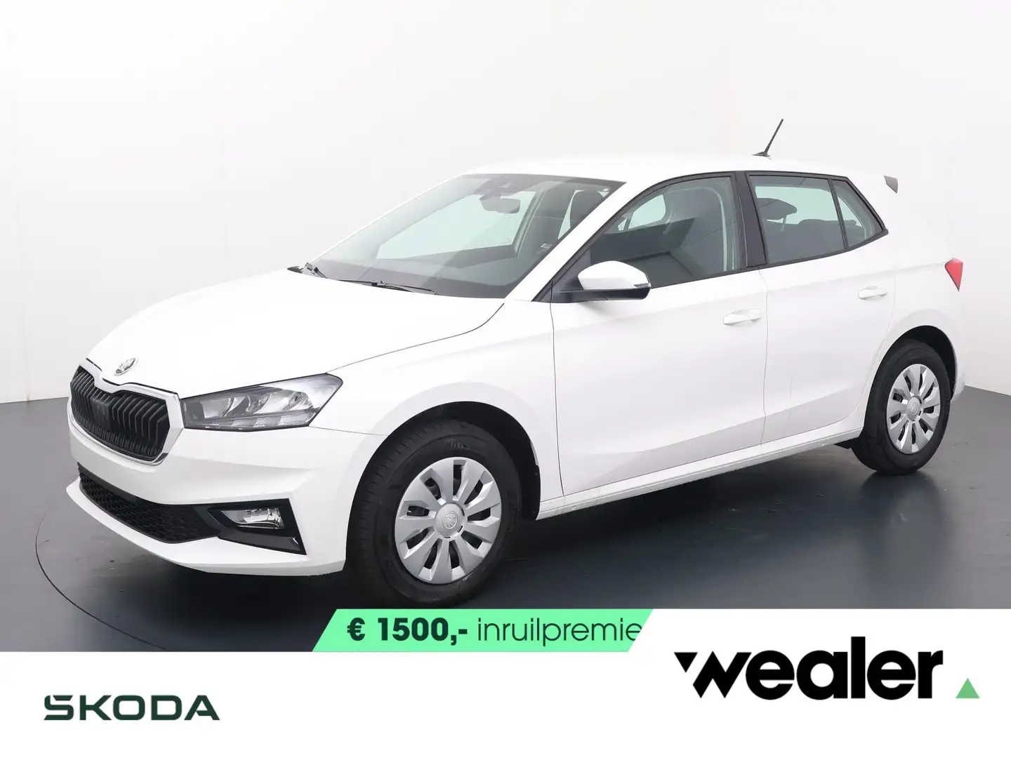 Skoda Fabia Essence 1.0 TSI 95 pk | Airconditioning | Parkeers Wit - 1