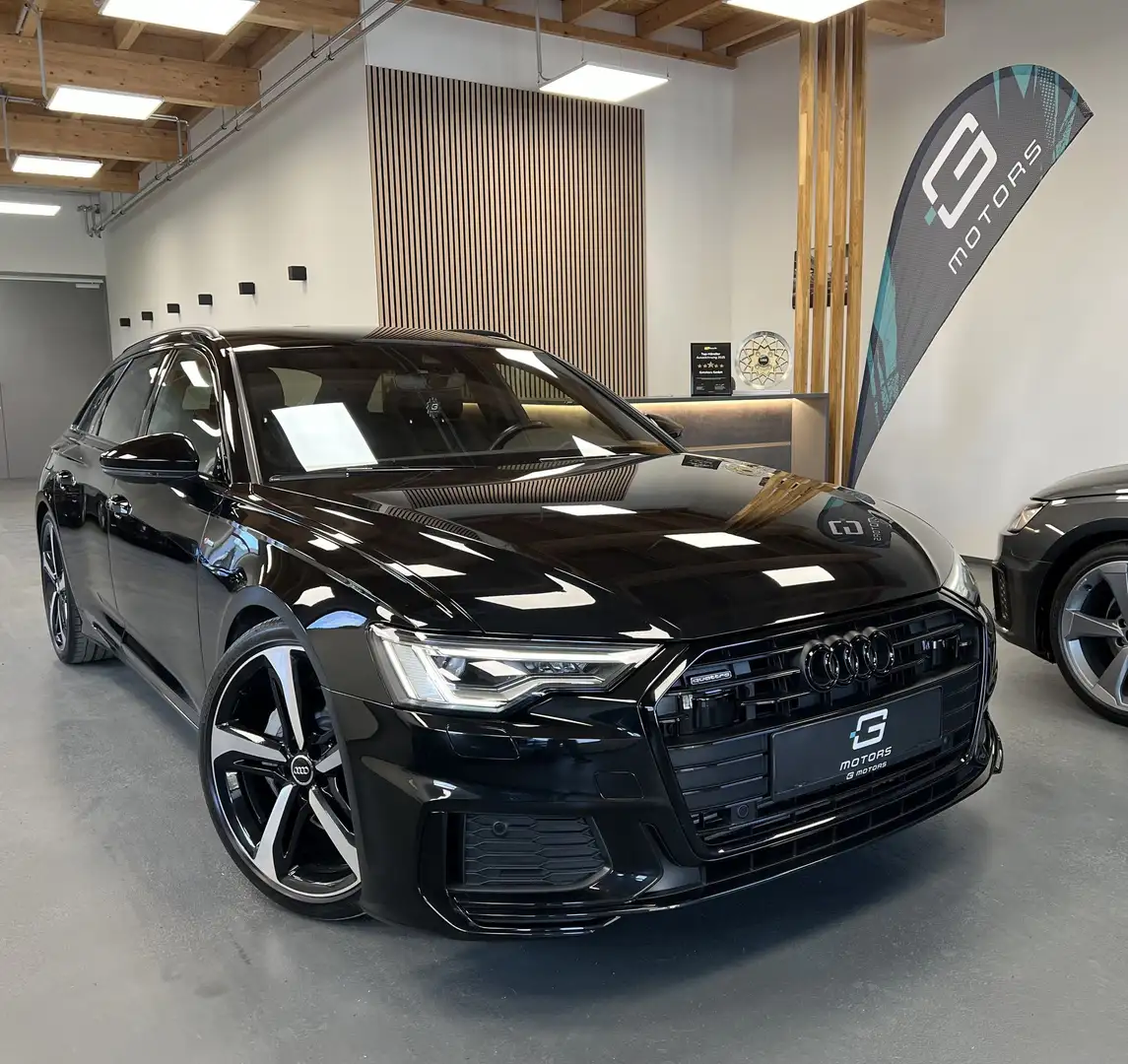 Audi A6 45 TDI SPORT QUATTRO 3X SLINE ALLBLACK MATRIX AHK Schwarz - 1