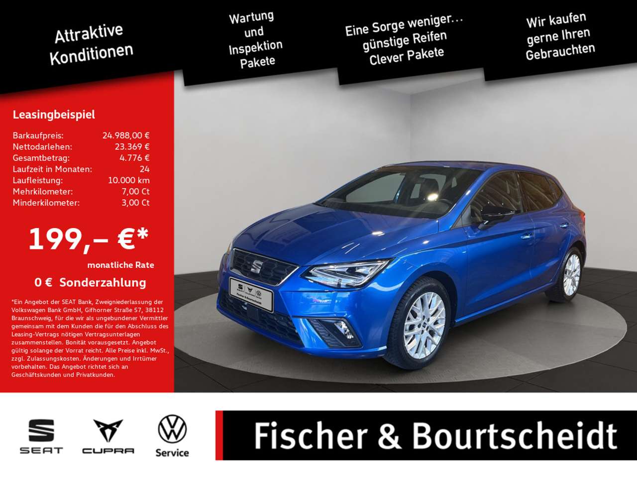 Seat Ibiza 2025 — 1.5 TSI FR KAMERA NAVI ACC FACEL. LED