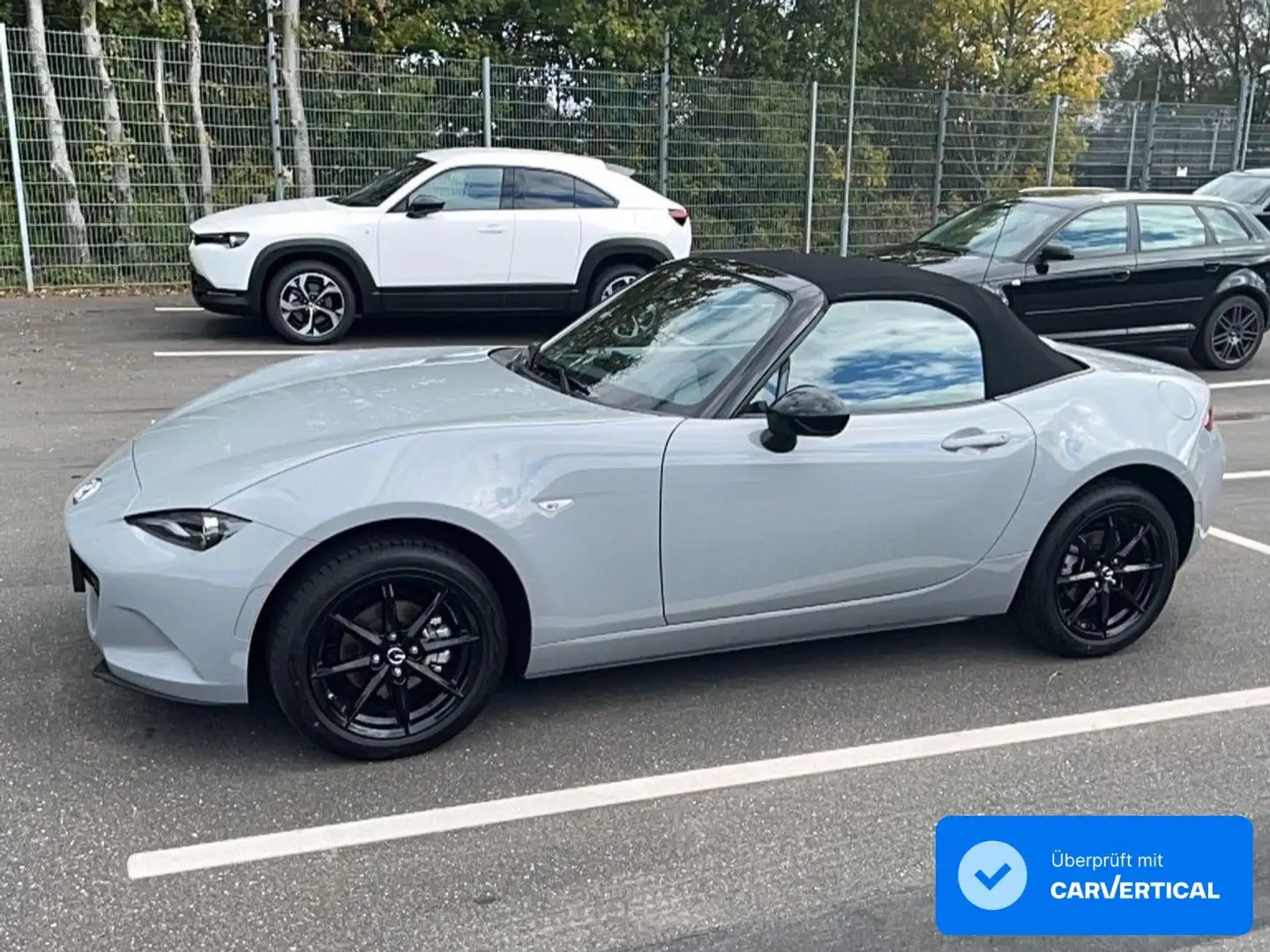 Mazda MX-5 PRIME-LINE |AeroGrey|Navi|Temp|CarPlay| Gris - 1