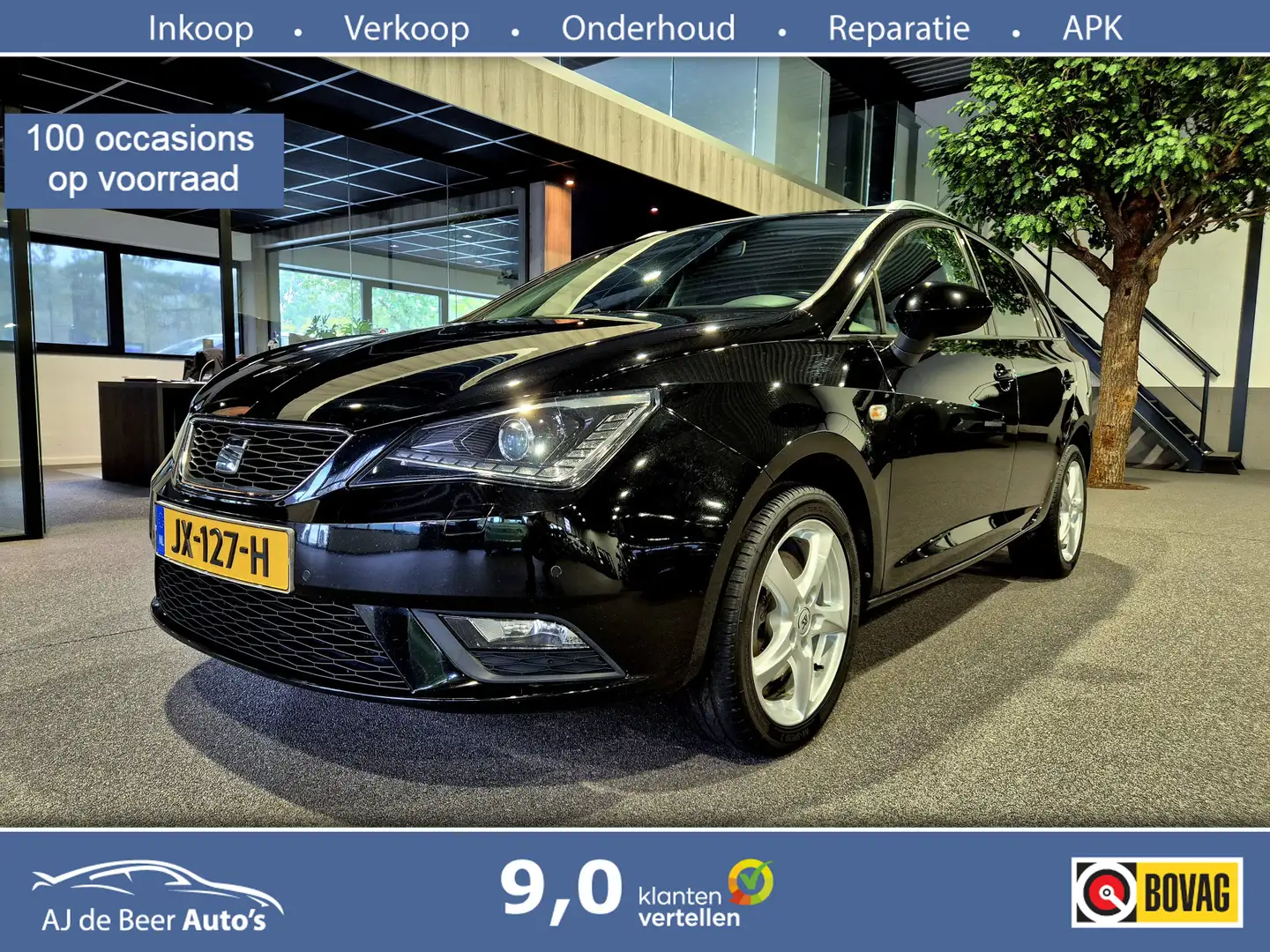 SEAT Ibiza ST 1.0 EcoTSI Style Connect Navi | Clima | Sensore Zwart - 1