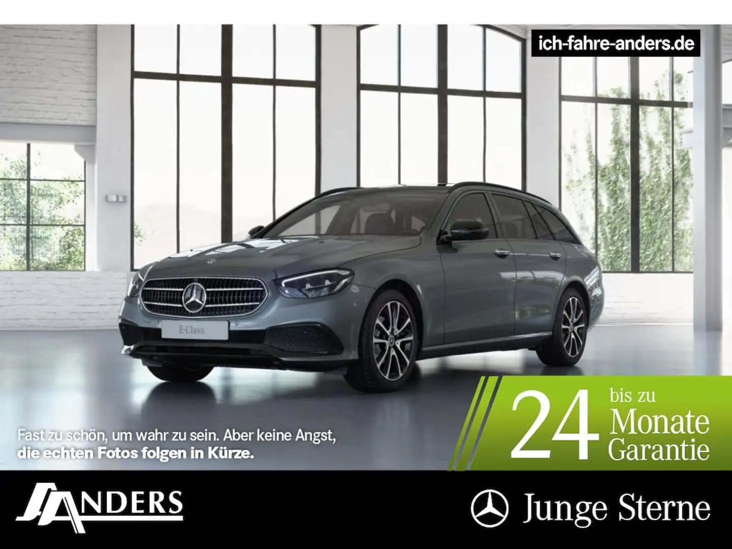 Mercedes-Benz E 220 d T Avantgarde+MBUX+Pano+Burm+Distr+36+Key Grau - 1