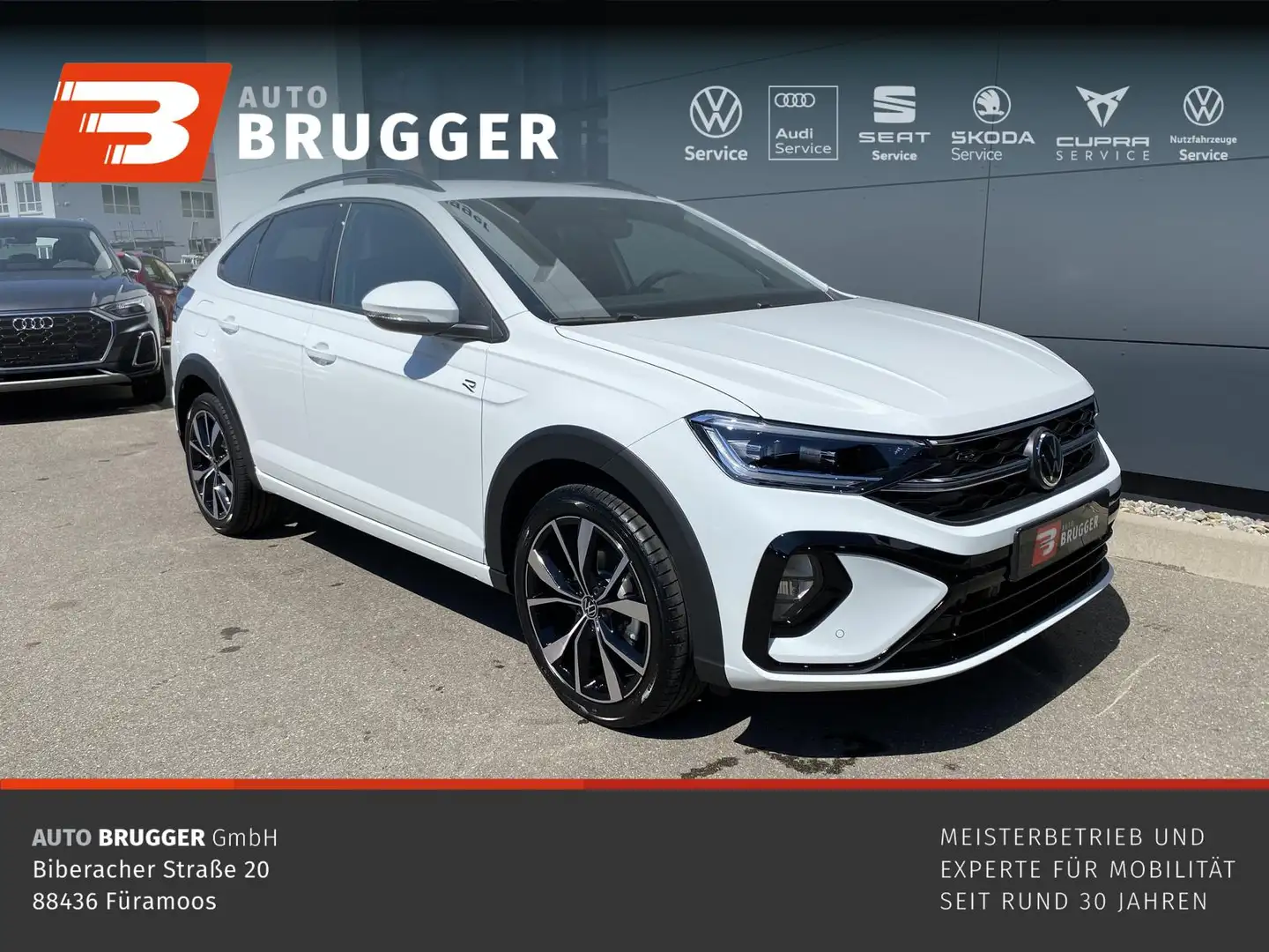 Volkswagen Taigo 1.0 TSI DSG R-Line Matrix RFK AHK ACC APP Weiß - 1