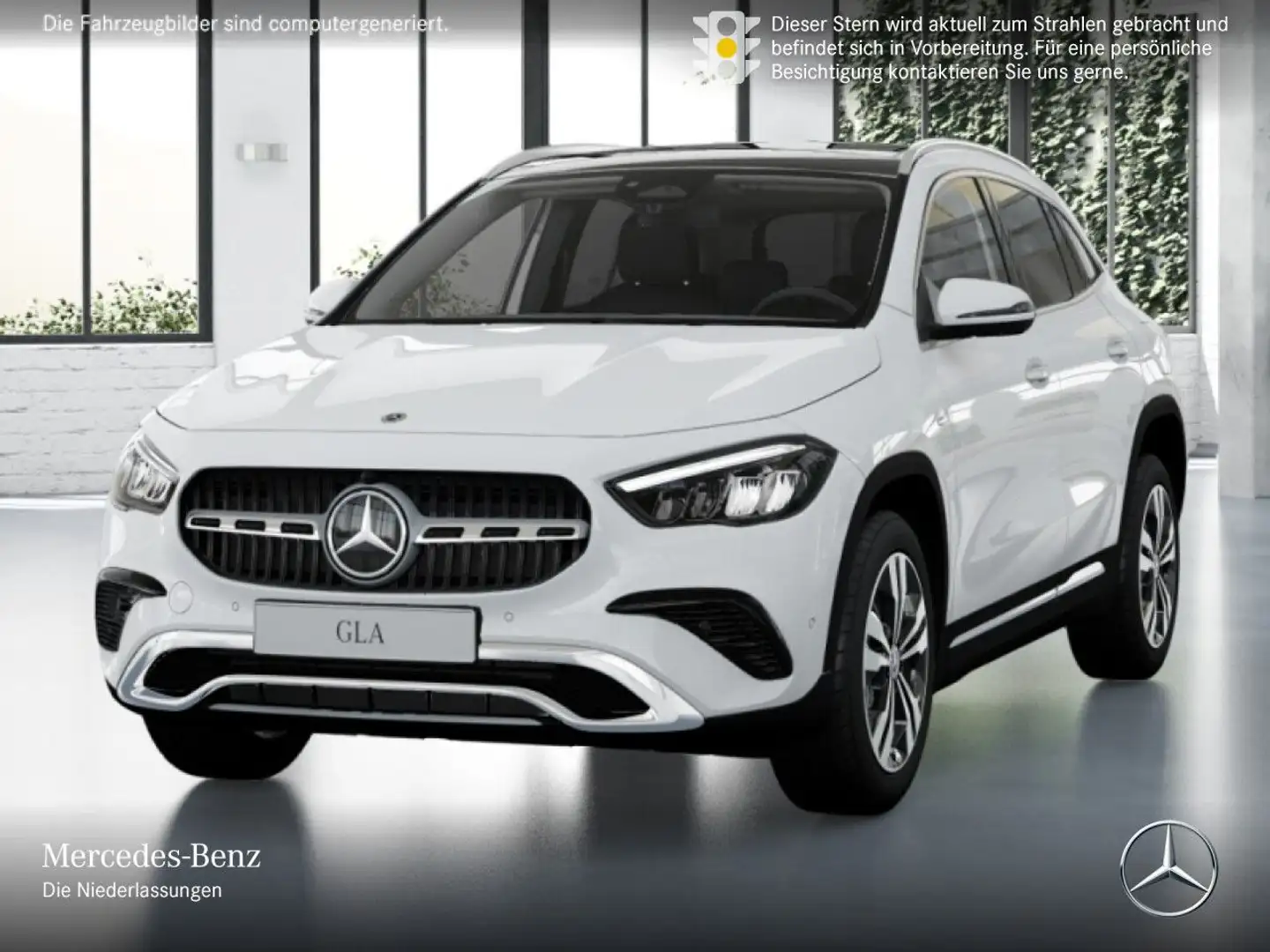 Mercedes-Benz GLA 250 e PROGRESSIVE+PANO+360°+LED+TOTW+KEYLESS Weiß - 2