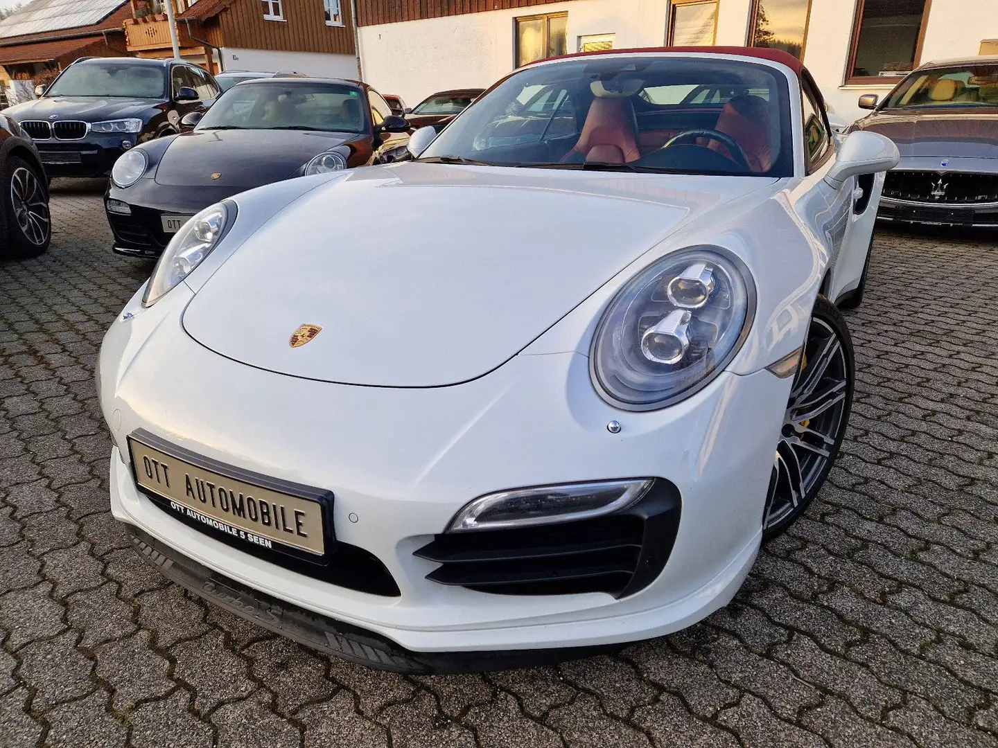 Porsche 991 TURBO S CABRIOLET"APPROVED"EXKLUSIV,INSP.NEU Blanc - 2