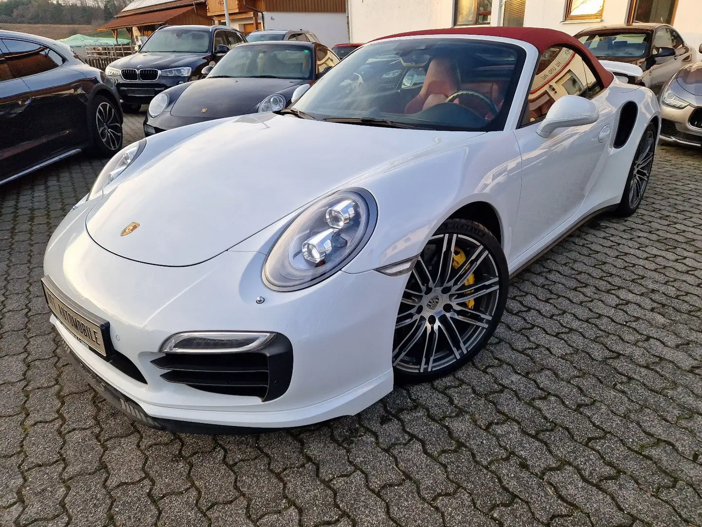 Porsche 991 TURBO S CABRIOLET"APPROVED"EXKLUSIV,INSP.NEU Blanc - 1