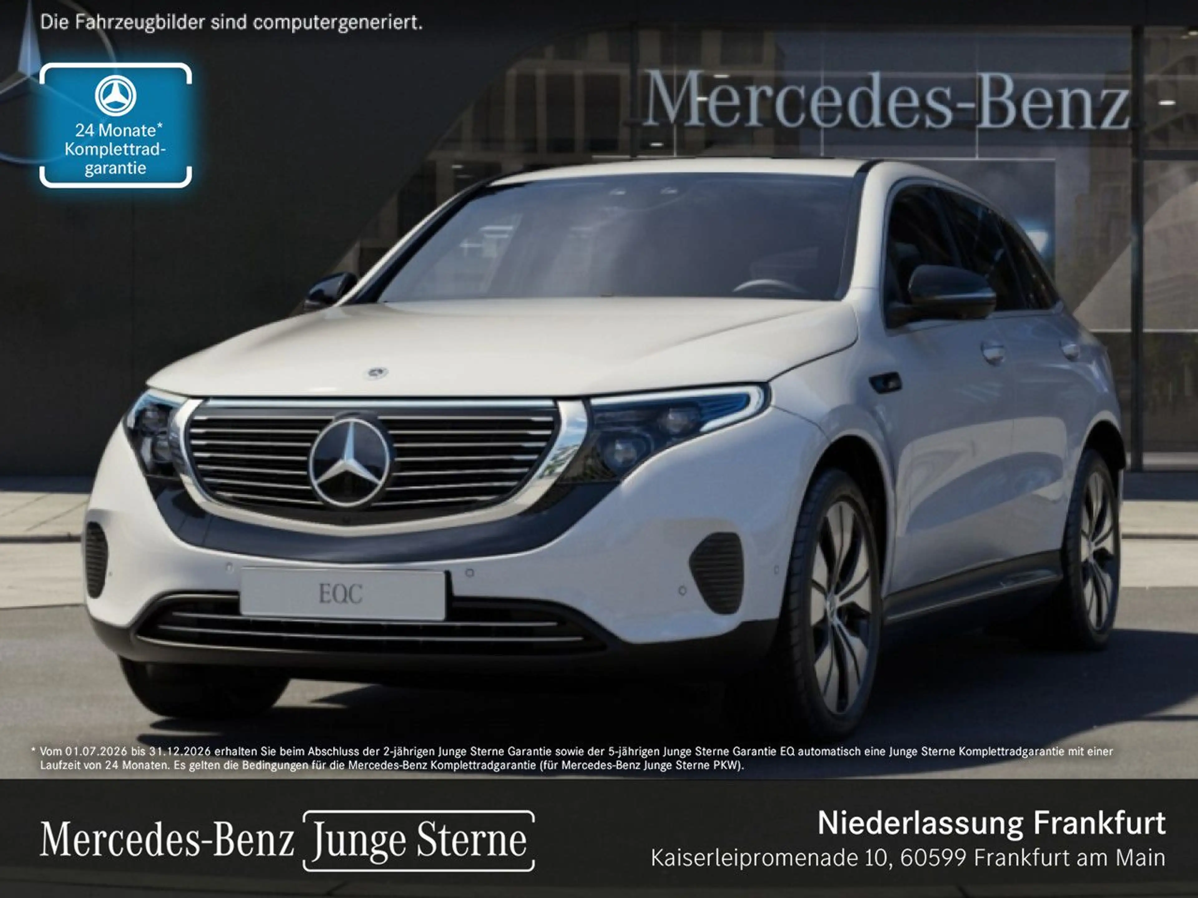 Mercedes-Benz EQC 400 4M 360+MULTIBEAM+TOTW+KEYLESS