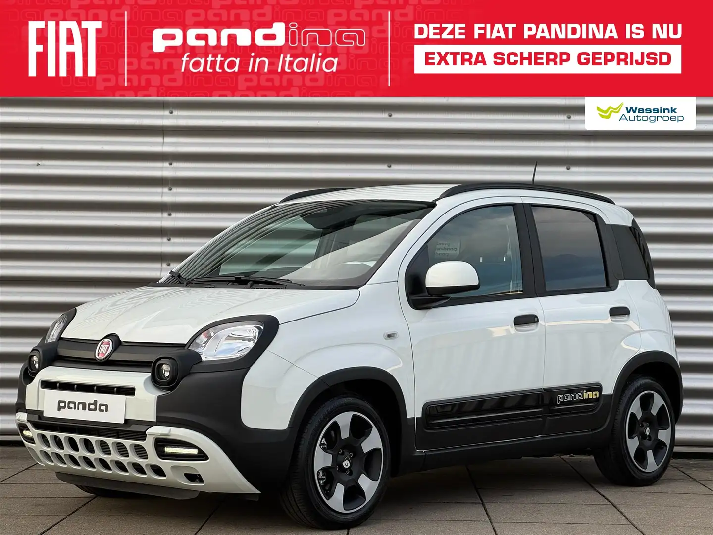 Fiat Panda 1.0 70pk Pandina | VOORRAADACTIE! | Navigatie via Wit - 1
