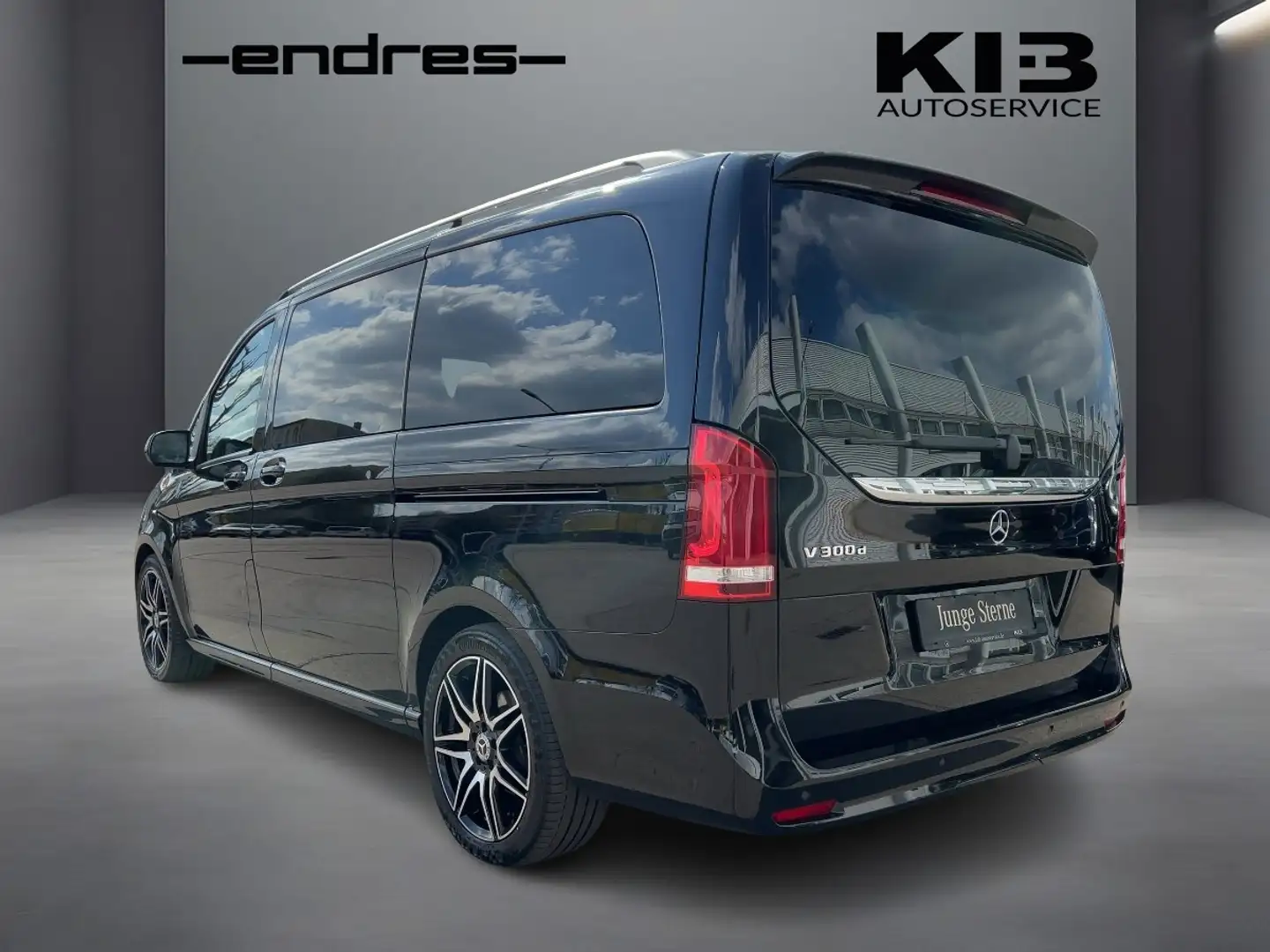Mercedes-Benz V 300 d lang Edition AMG-Line +AMG+TWA+AHK+MBUX Schwarz - 2