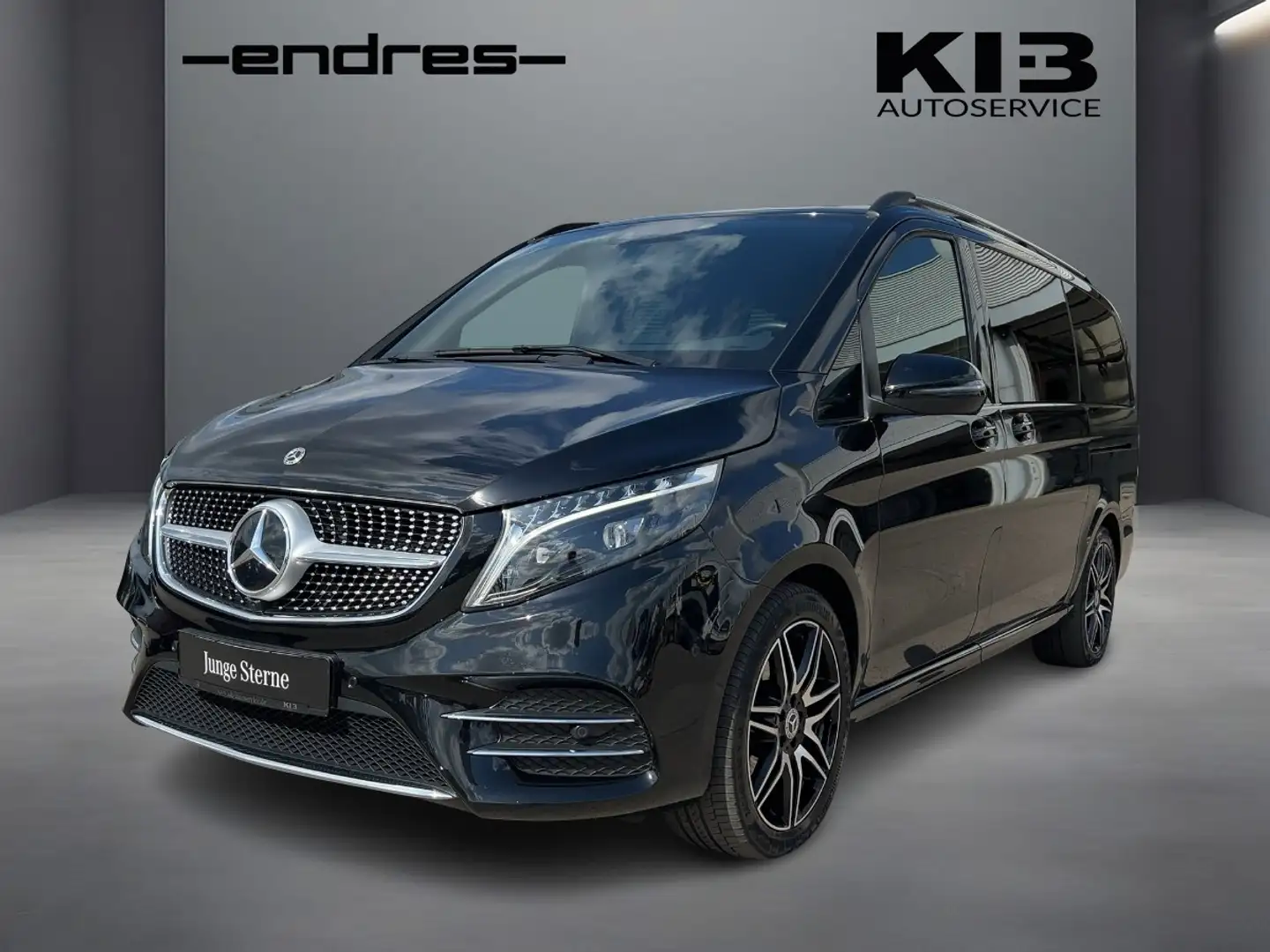 Mercedes-Benz V 300 d lang Edition AMG-Line +AMG+TWA+AHK+MBUX Schwarz - 1