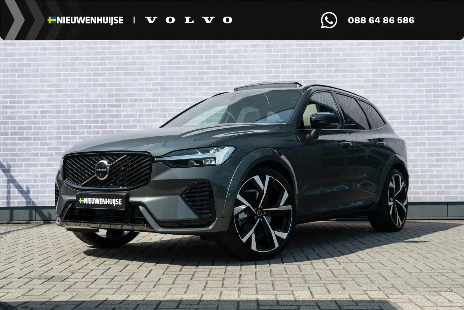 Volvo XC60 T6 AWD 350 pk Plug-in hybrid Plus Dark | Long Rang Grün - 1