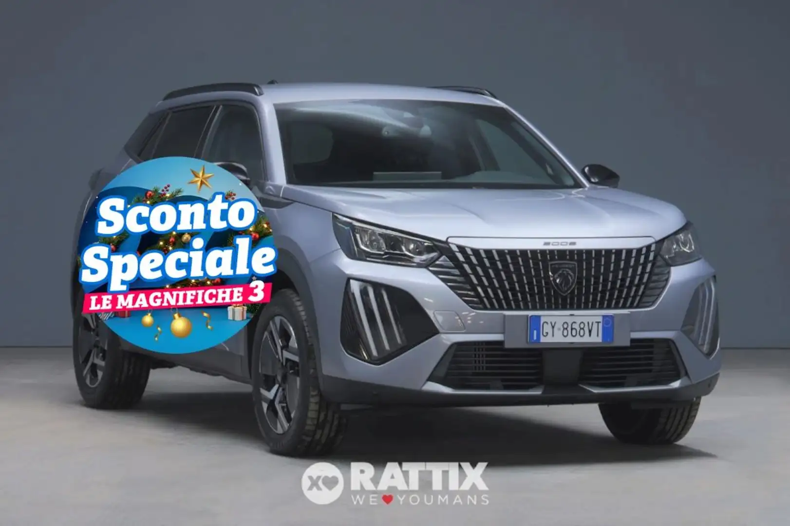 Peugeot 2008 1.2 puretech 130CV Allure eat8 Gris - 1