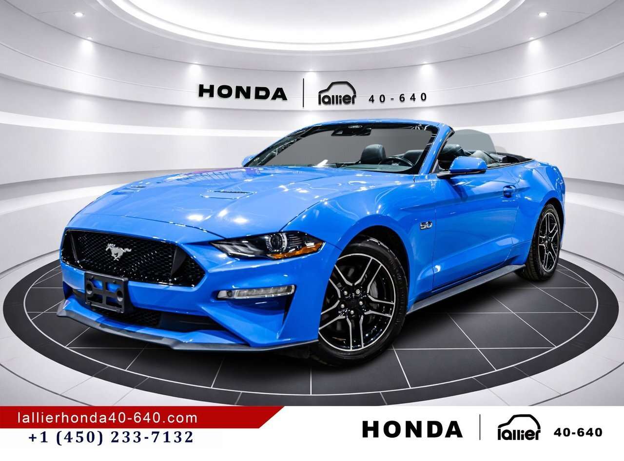 2022 Ford Mustang GT Premium JAMAIS ACCIDENTÉ +BAS KILO +IMPÉCCABLE
