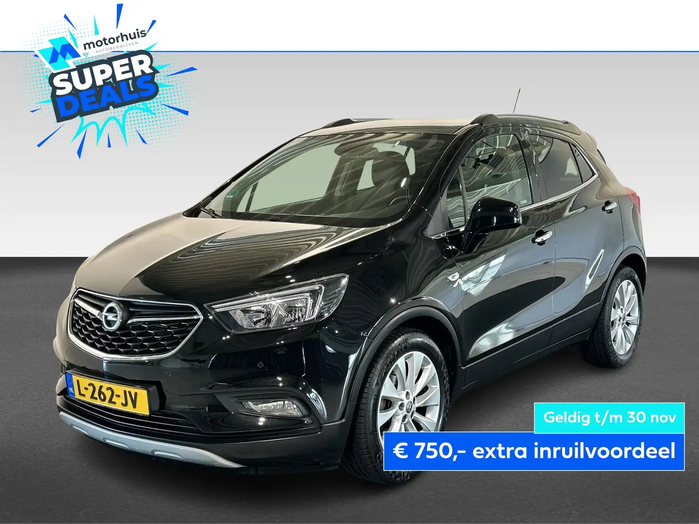 Opel Mokka X 1.4 Turbo 140pk Innovation / Navigatie / Camera Zwart - 1