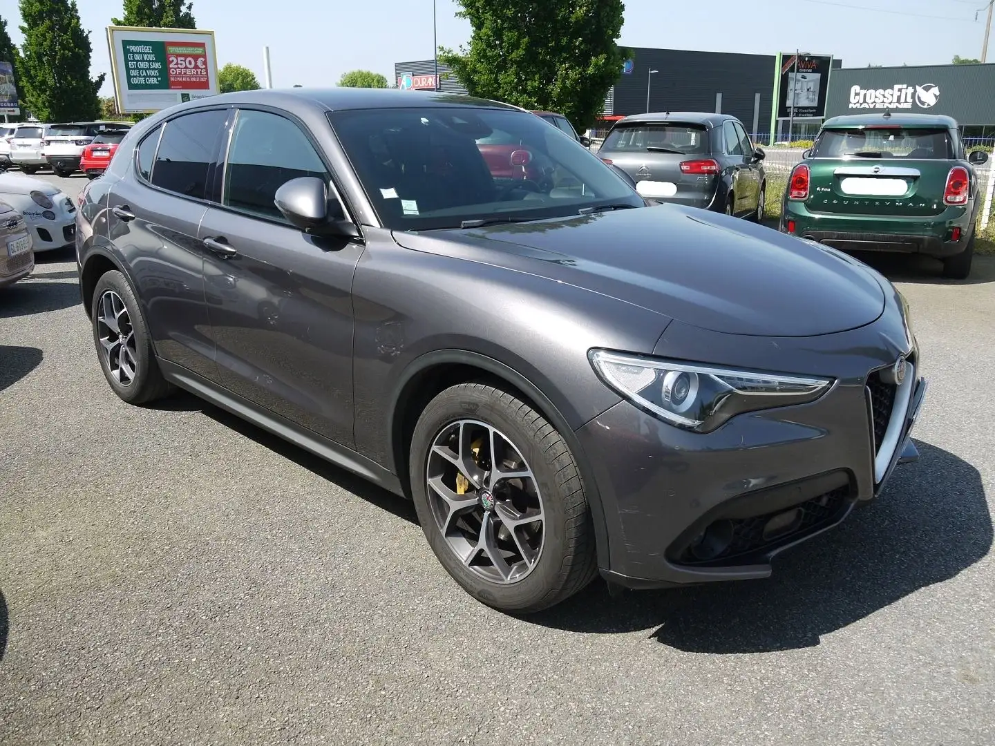 Alfa Romeo Stelvio 2.2 DIESEL 180CH SPORT EDITION AT8 Gris - 1