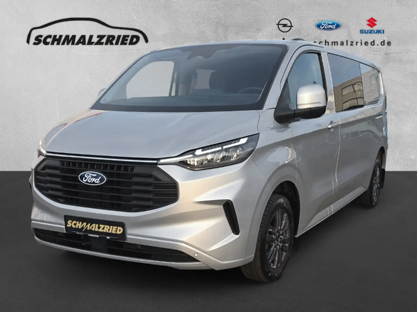 Ford Transit Custom 320 L2 Limited Doka FWD AHK Navi LED Apple CarPlay Silber - 1