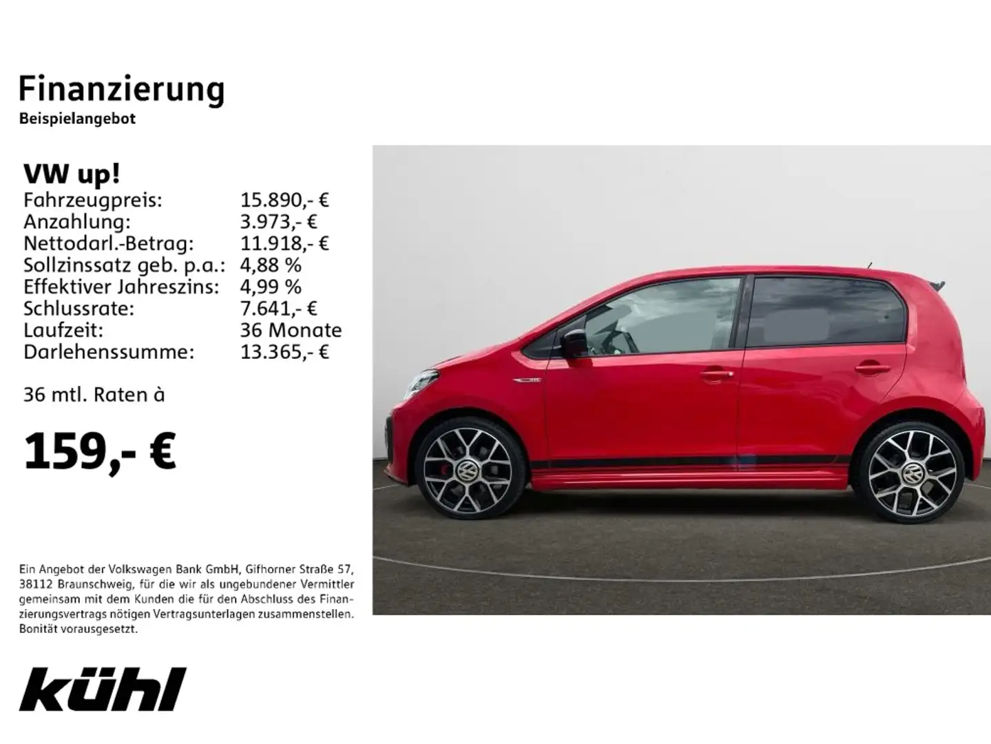 Volkswagen up! 1.0 TSI GTI Rood - 2