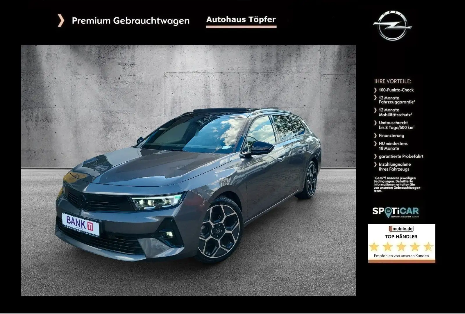 Opel Astra L Sports Tourer "Ultimate Paket" aus 1Hand Grau - 1