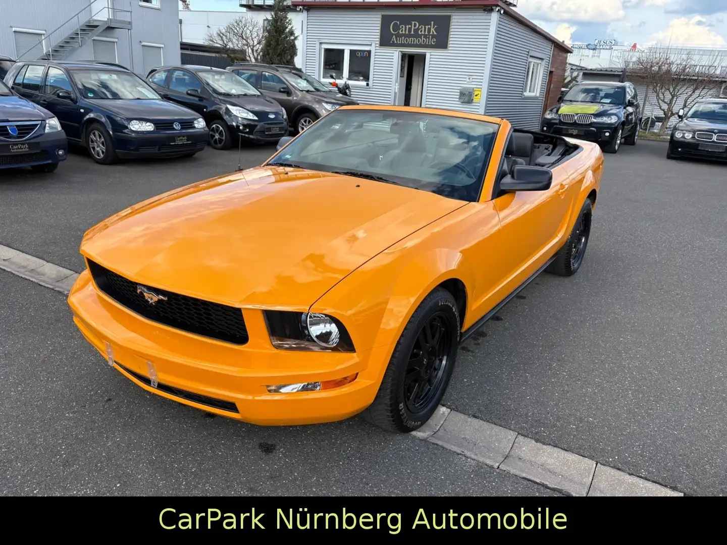 Ford Mustang Convertible Cabrio Top Zustand Orange - 1