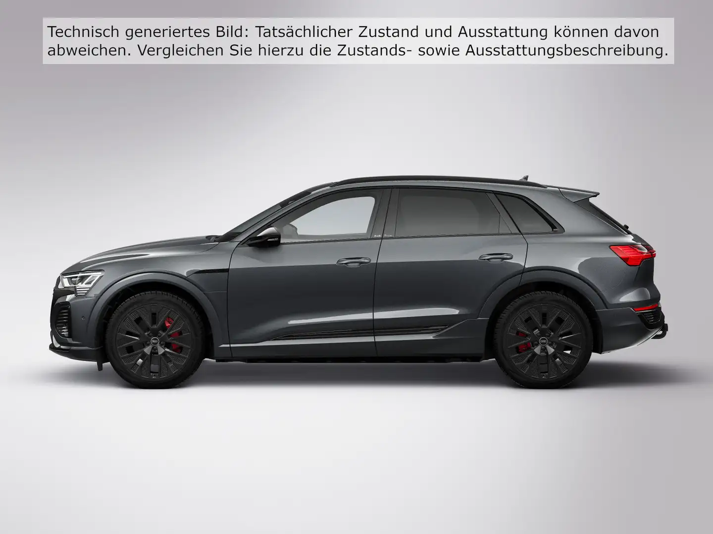 Audi Q8 e-tron S line 55 e-tron quattro 300 kW Grau - 2