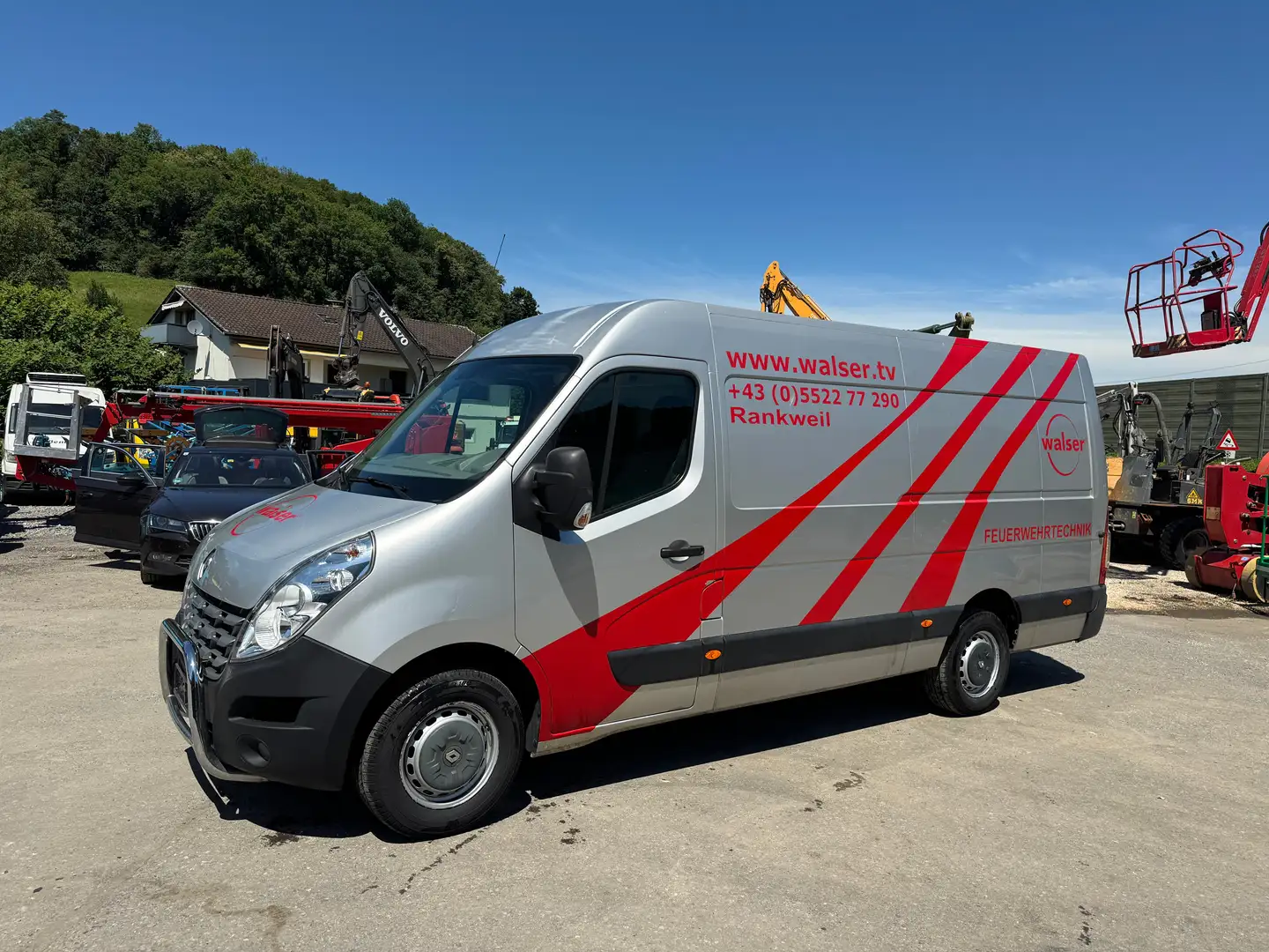 Renault Master Kasten Lang Klima Plateado - 1