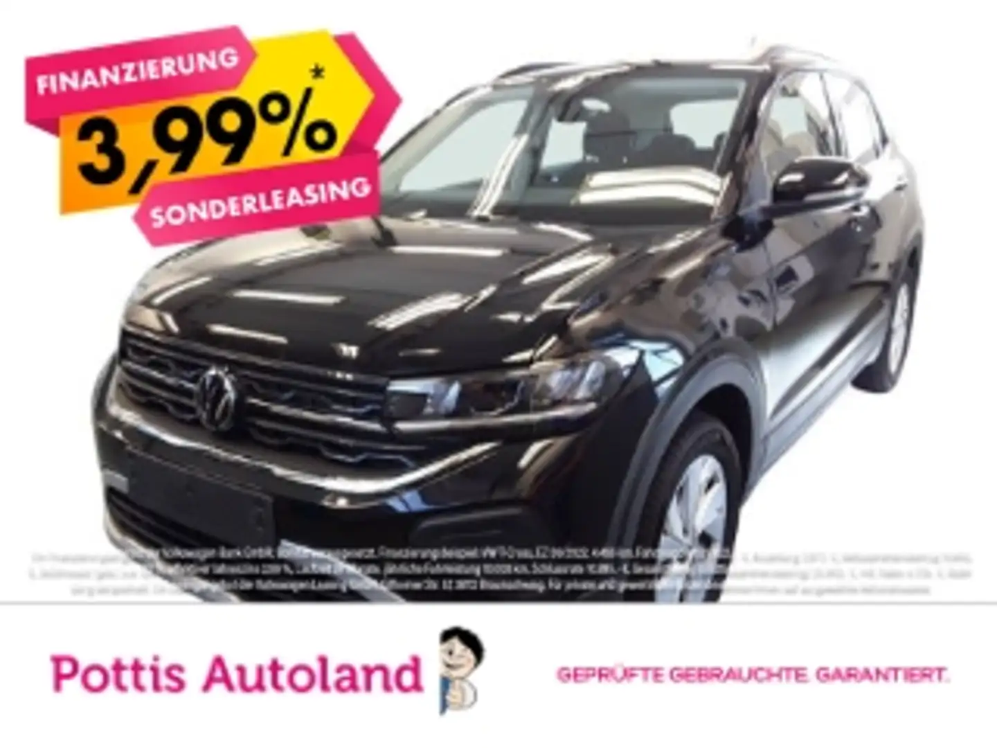 Volkswagen T-Cross 1.0 TSI LIFE ACC LED SITZHZG PDC Schwarz - 1