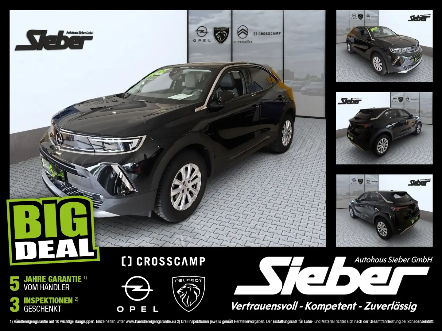 Opel Mokka 1.2 Turbo Elegance Kamera Sitzhzg Tempomat Zwart - 1