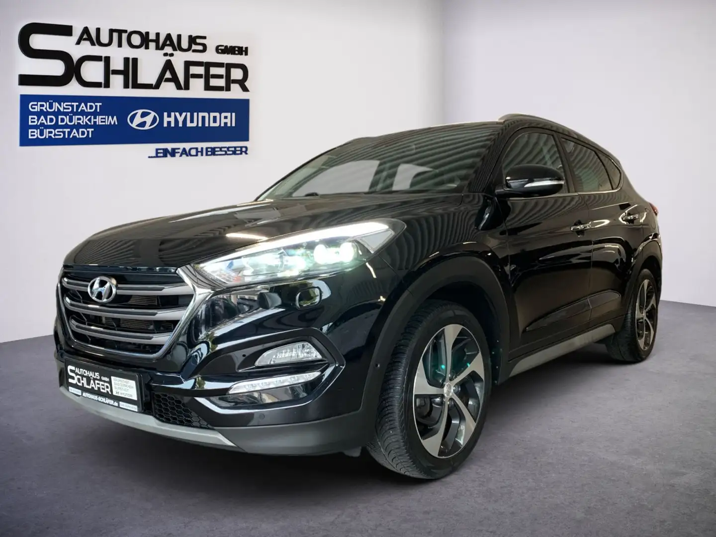 Hyundai TUCSON TUCSON 1.6 Turbo 7-DCT Premium 4WD Leder Nero - 1