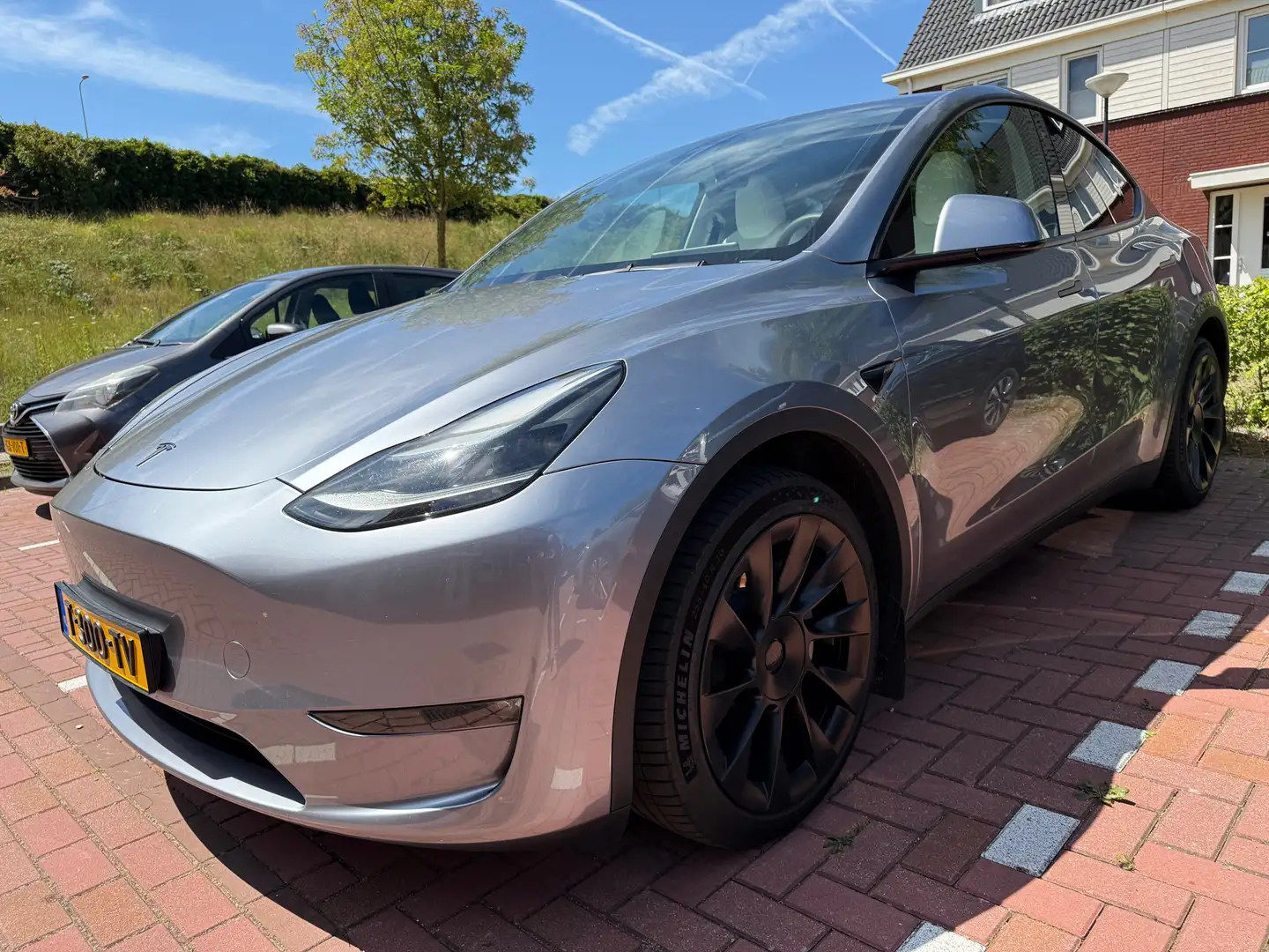 Tesla Model Y Model Y Long Range AWD 75kWh Grijs - 1