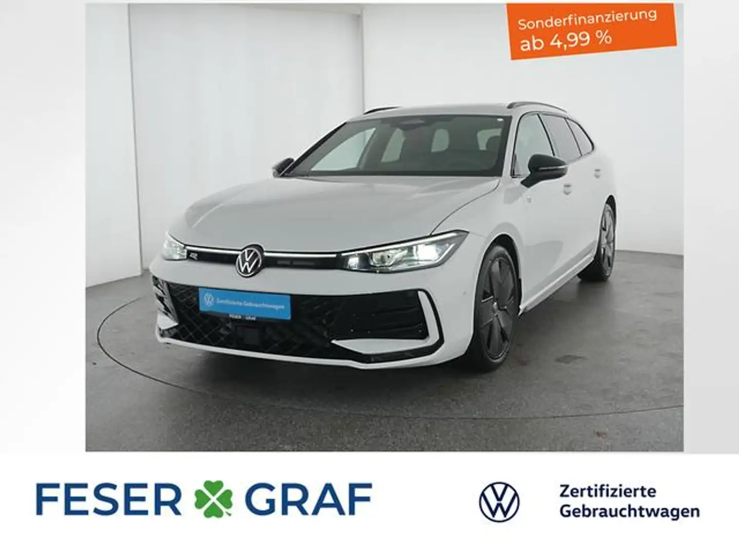 Volkswagen Passat Variant 2.0 TDI R-Line 4x4 DSG AHK Pano Weiß - 1