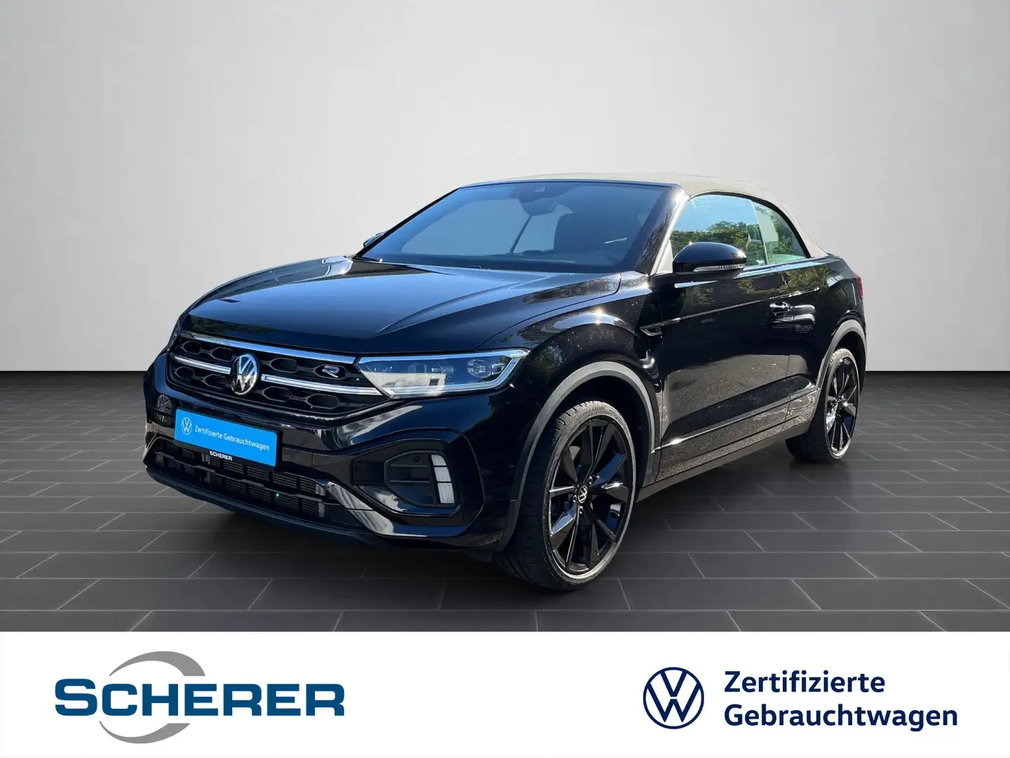 Volkswagen T-Roc R-Line 1.5 TSI, DSG, NAVI, AHK, Schwarz - 1