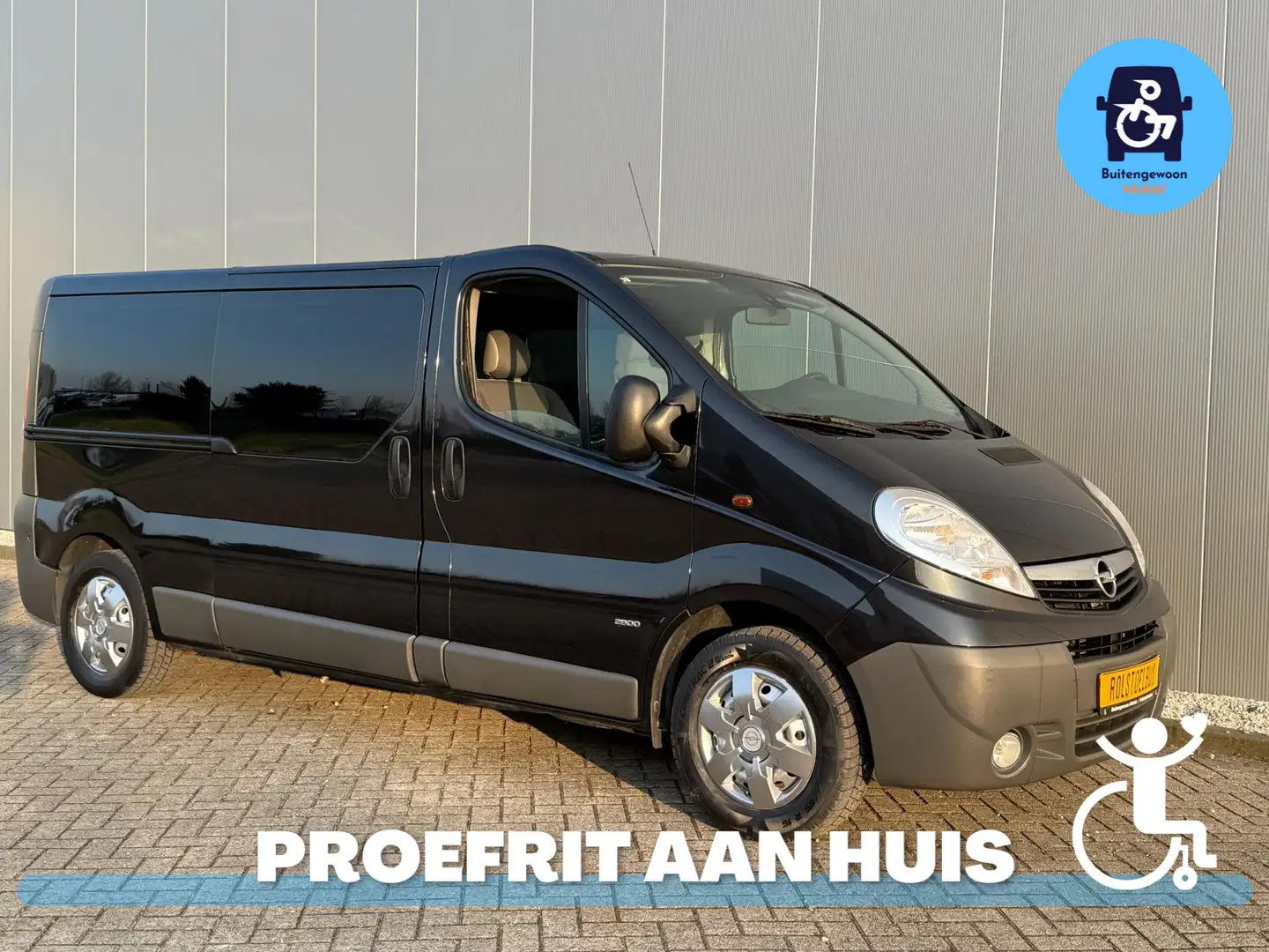 Opel Vivaro 2.0 Zelfrijder Automaat (Airco) Rolstoelbus L2H1 Noir - 1