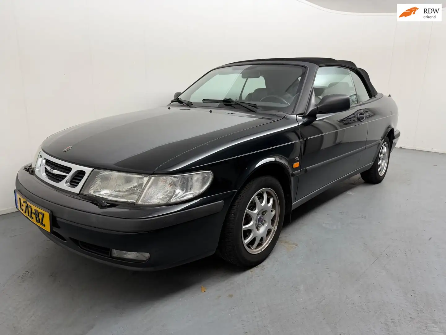 Saab 9-3 Cabrio 2.0 S # Clima # Leder # EL Dak # Lmv # Onde Zwart - 1
