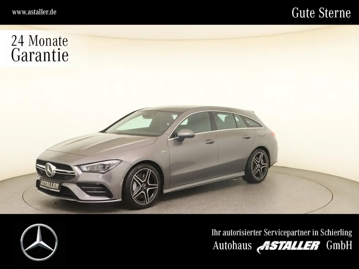 Mercedes-Benz CLA 35 AMG SB 4M MBUX+PANO+AHK+KAM+18"+Multibeam Grau - 1