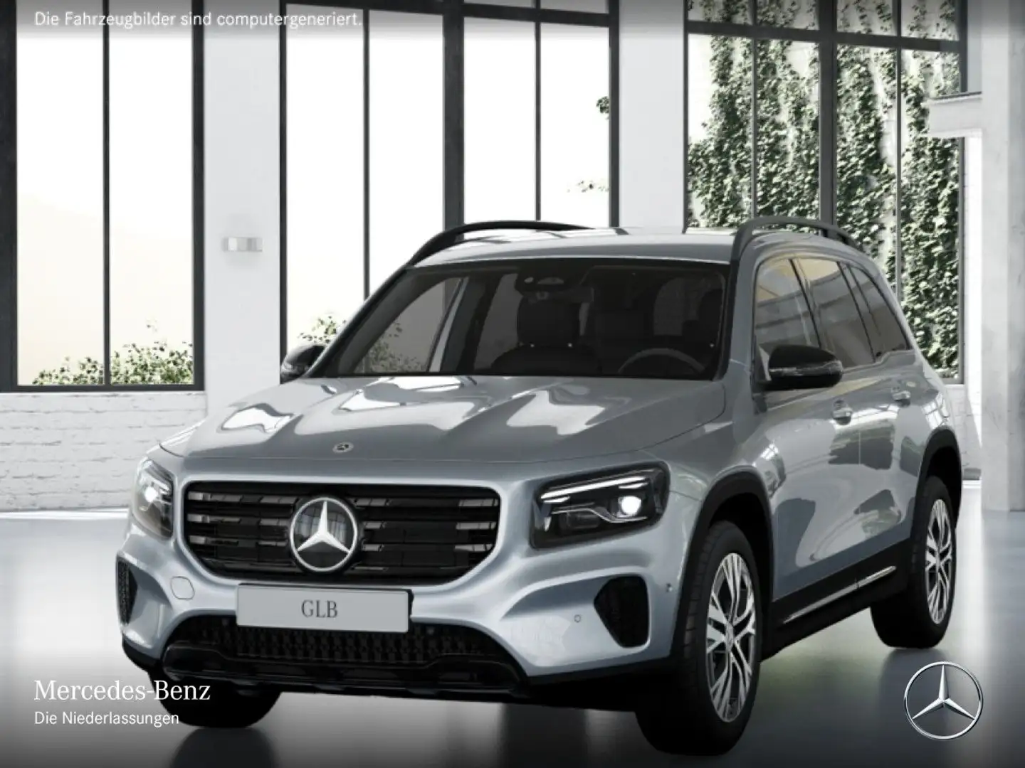 Mercedes-Benz GLB 200 d PROGRESSIVE+NIGHT+AHK+MULTIBEAM+KAMERA Silber - 2