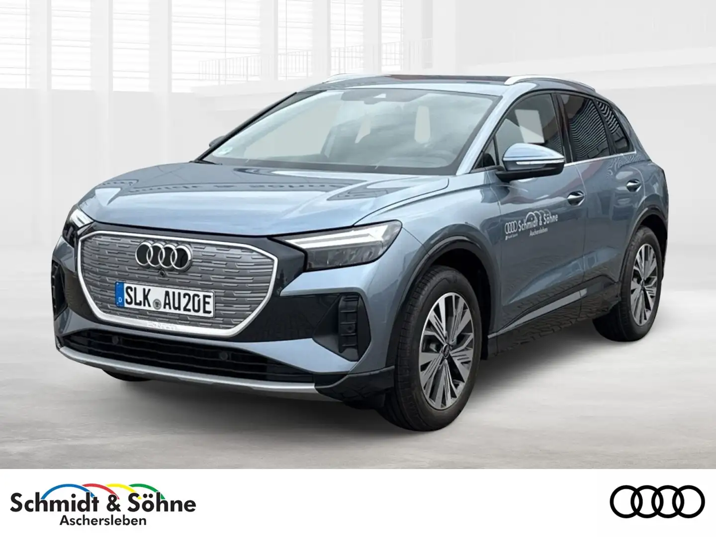 Audi Q4 e-tron 40 KAMERA+ACC+LED+NAV+VIRTUAL+TOTW Klima Navi Blau - 1