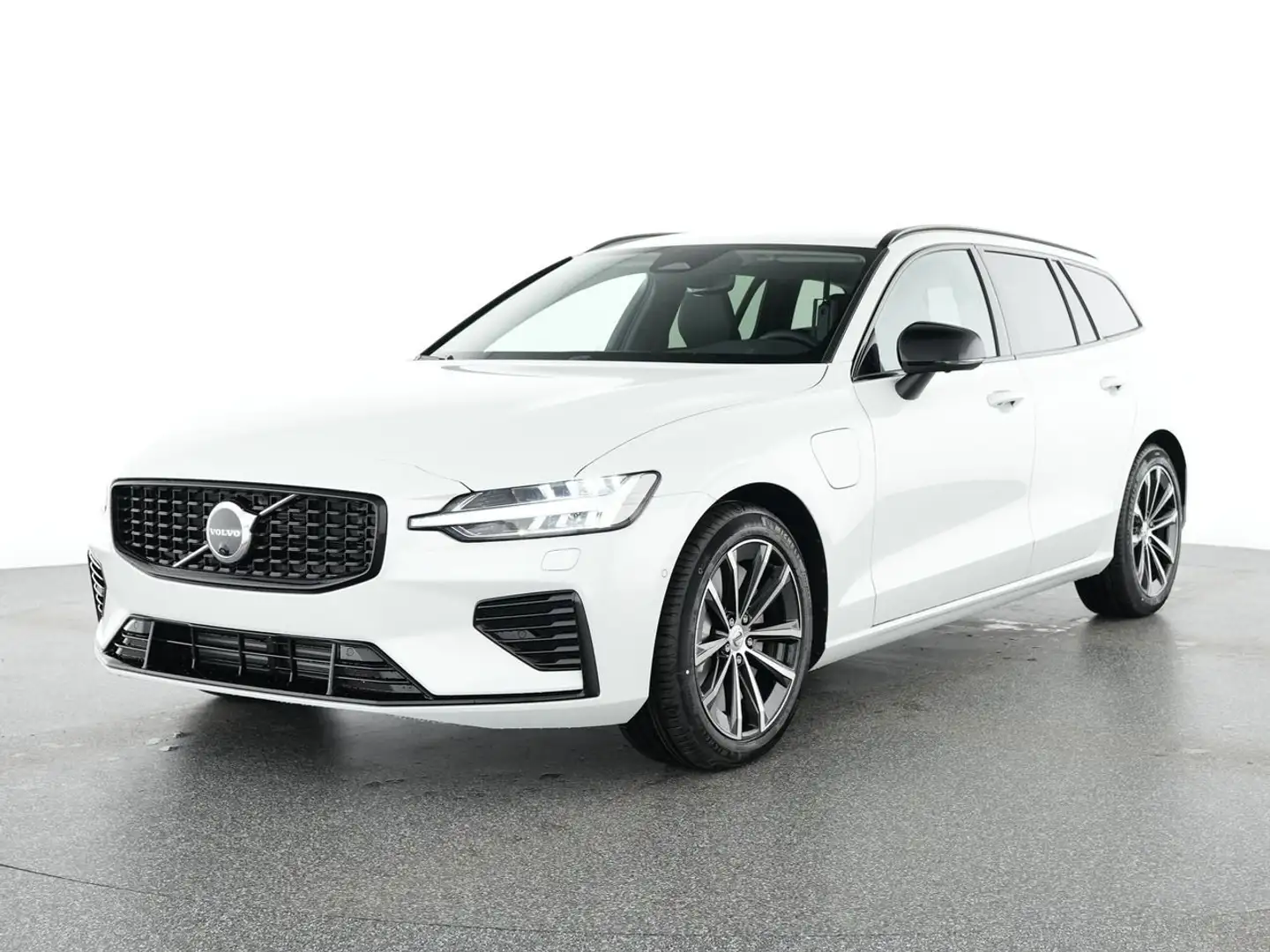 Volvo V60 T6 Plus Dark Recharge Plug-In Hybrid AWD Weiß - 1