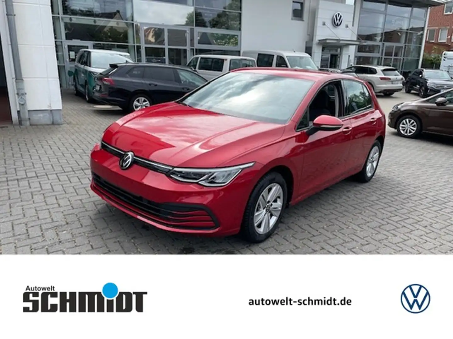 Volkswagen Golf VIII 2.0TDi Life NaviMedia ACC LED Sitzheiz.Spo... Rood - 1