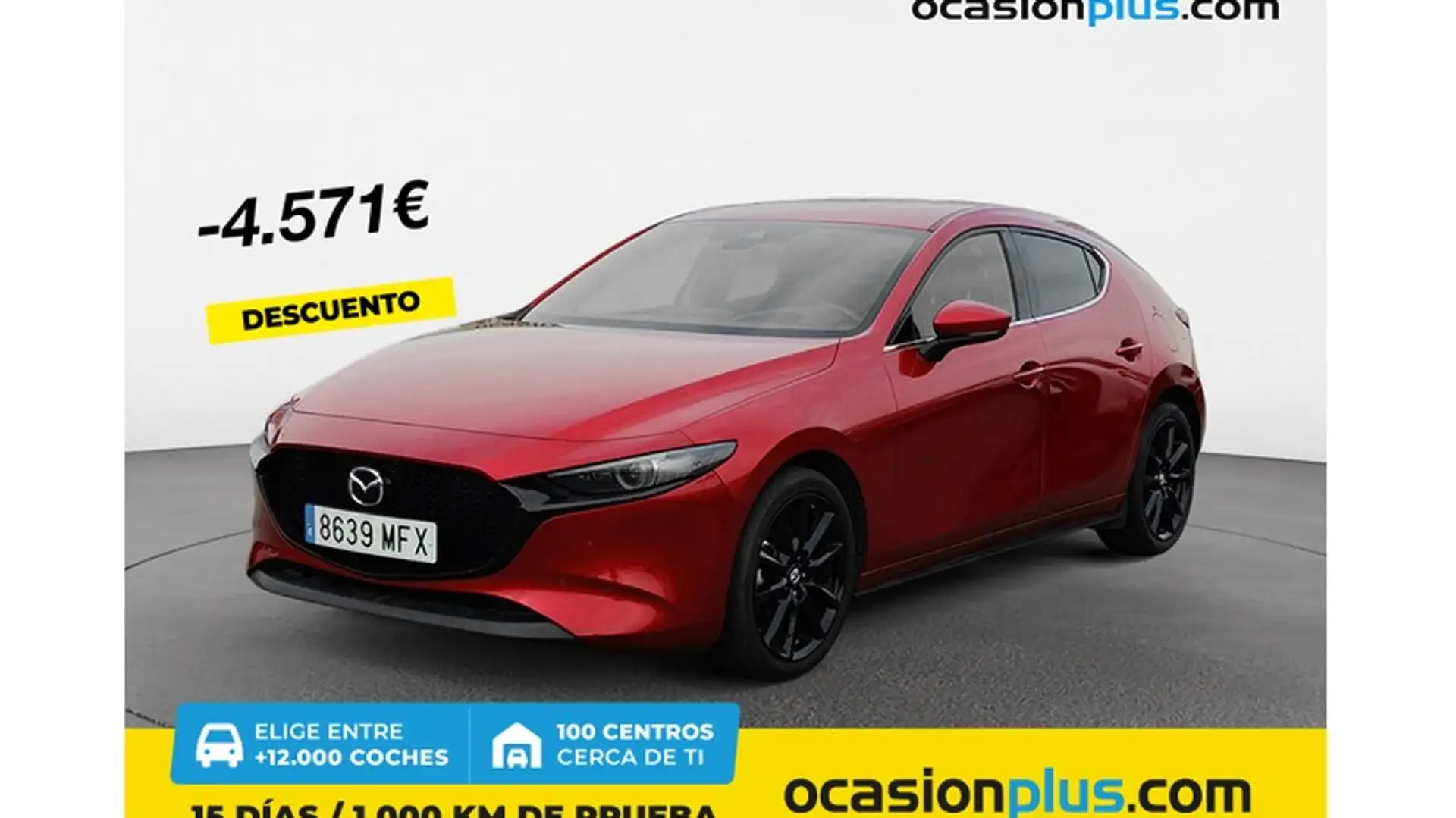 Mazda 3 2.0 e-Skyactiv-X Zenith Aut. 137kW Rojo - 1