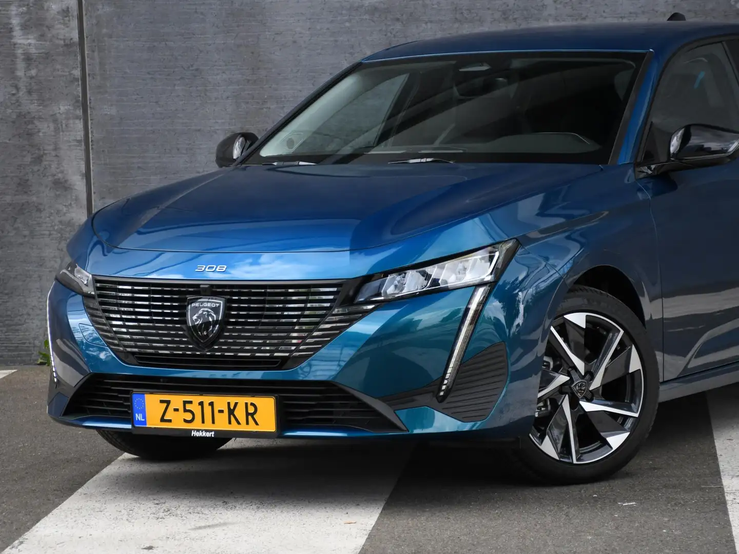 Peugeot 308 Allure 1.2 PureTech 130pk CAMERA VOOR + ACHTER | A Blauw - 2