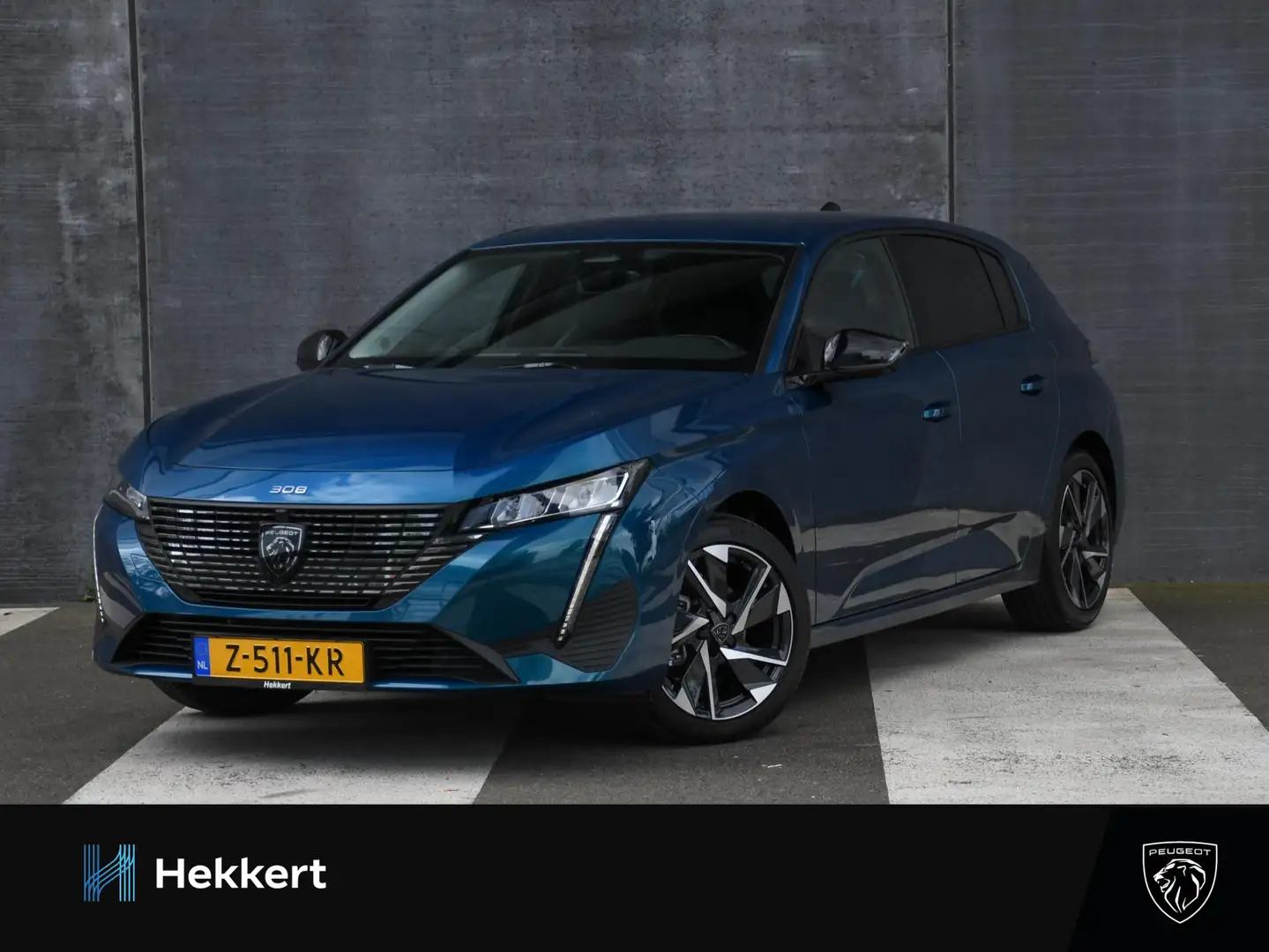 Peugeot 308 Allure 1.2 PureTech 130pk CAMERA VOOR + ACHTER | A Blauw - 1