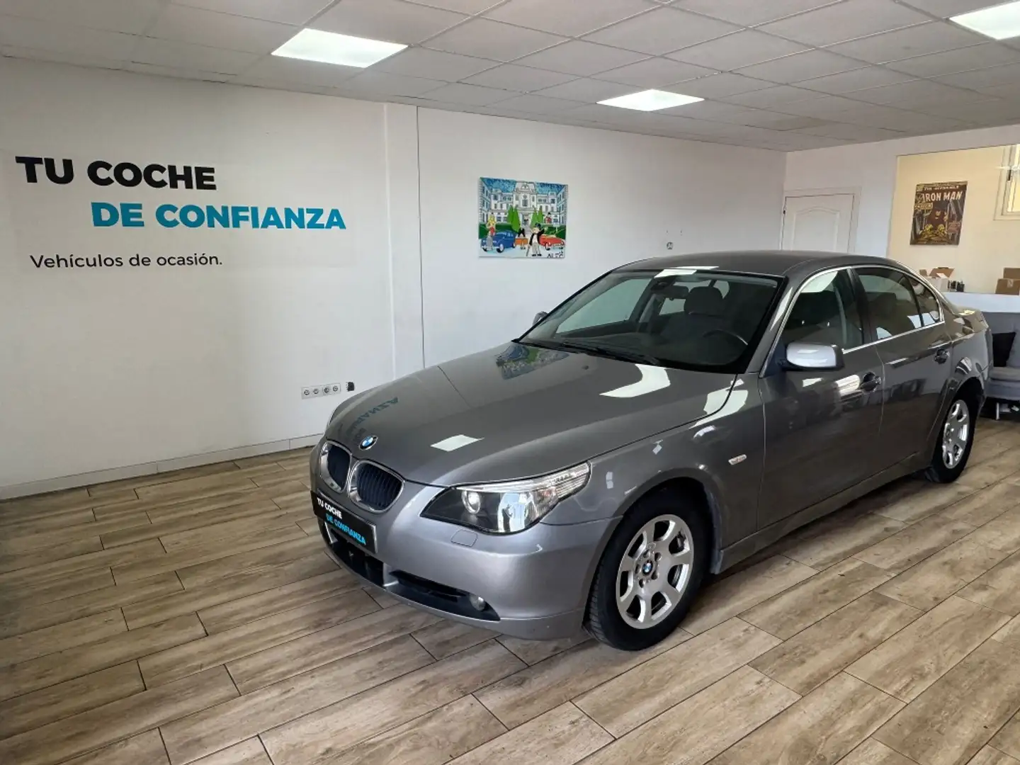 BMW 520 520d Touring Argent - 1