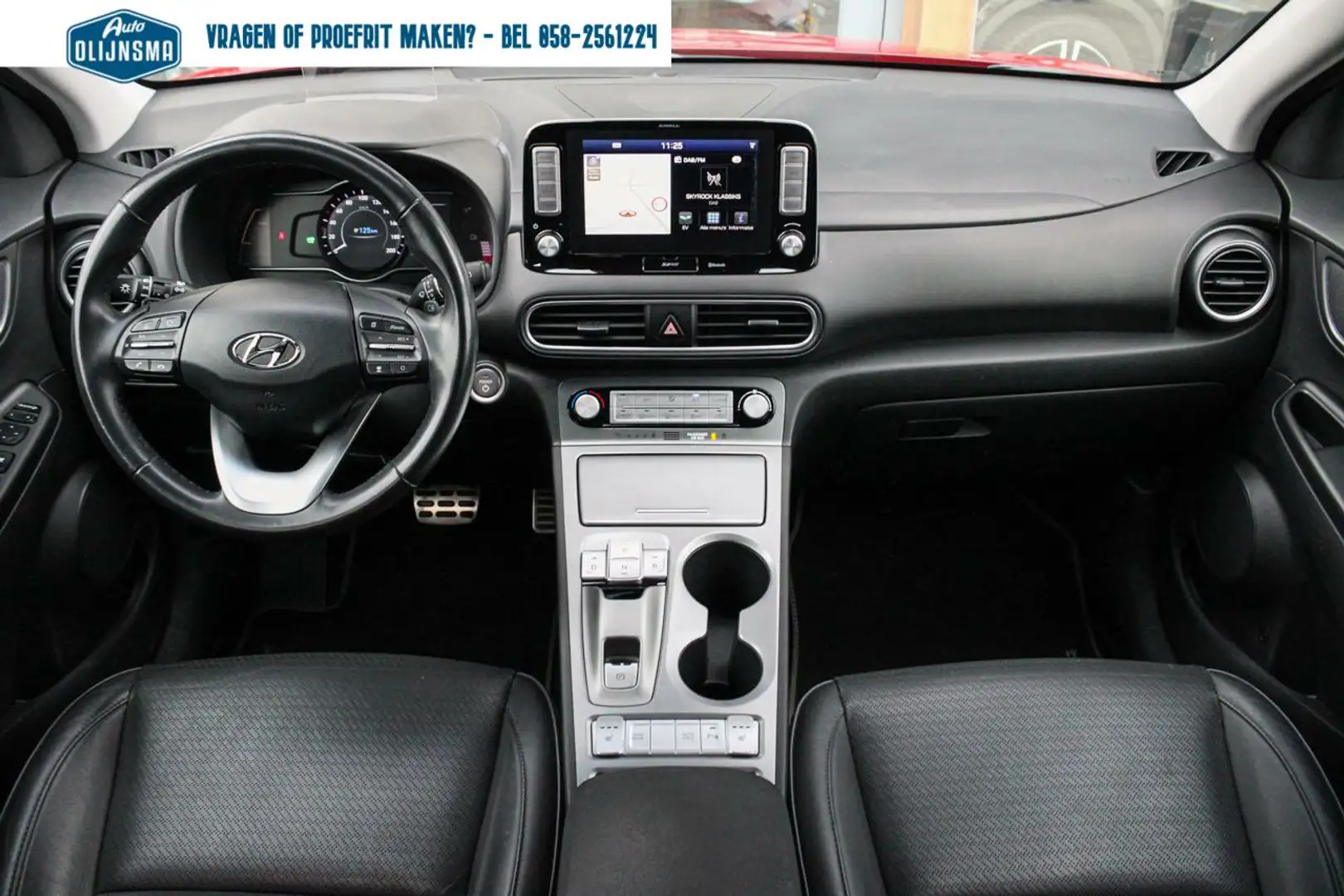 Hyundai KONA EV Premium 64 kWh|Navi|Stoelverwarming|Clima|CCS Piros - 2