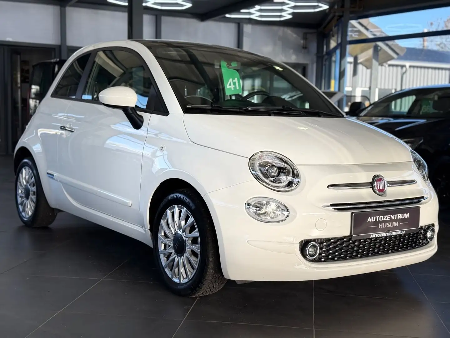 Fiat 500 *HU/AU*KLIMA*APPLE CARPLAY* Blanc - 1